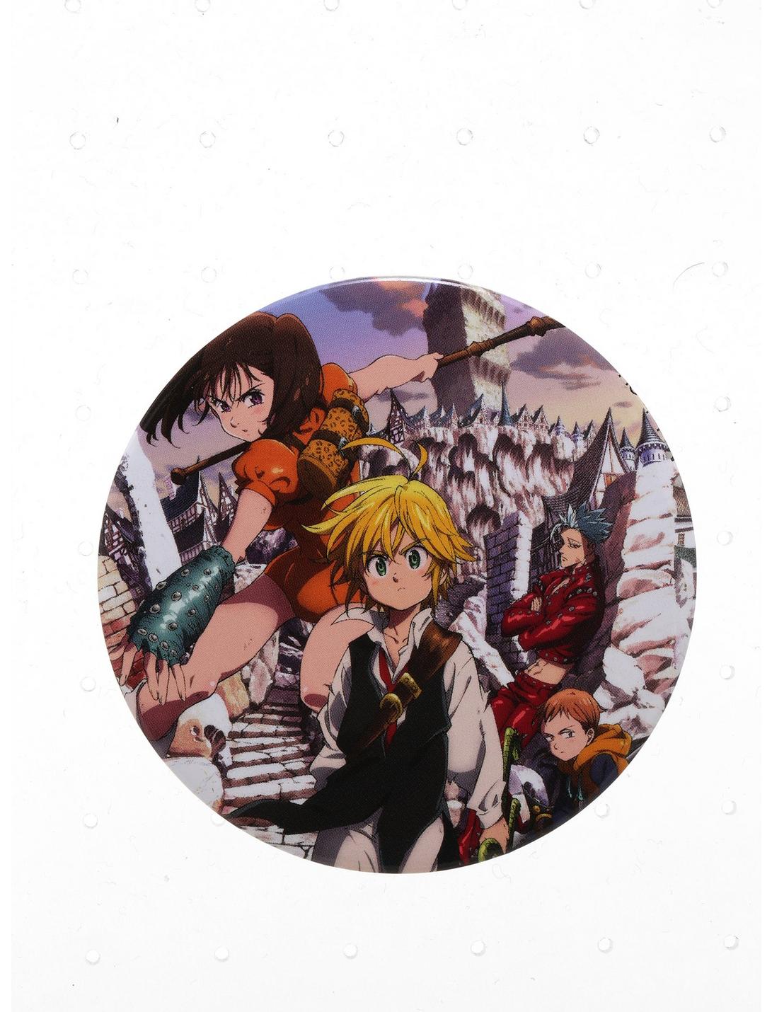 The Seven Deadly Sins Group 3 Inch Button, , hi-res