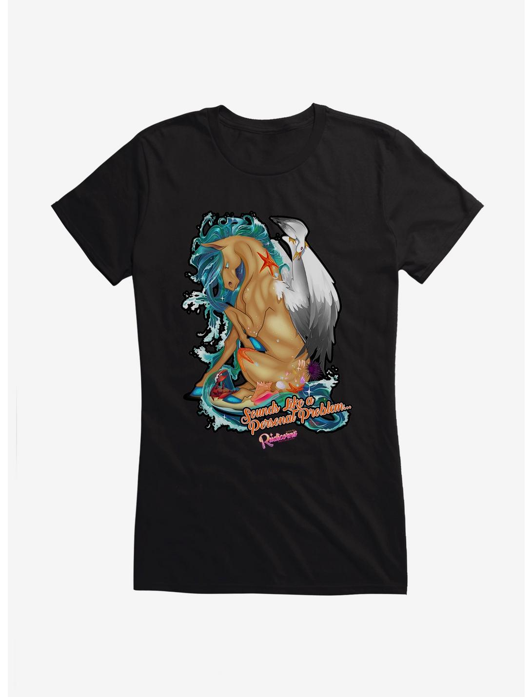 HT Creators: AsherBee Rudicorns Personal Problem Beach Pegasus Girls T-Shirt, , hi-res