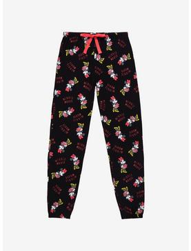 Disney Minnie Mouse Allover Print Jogger Pajama Pants, , hi-res