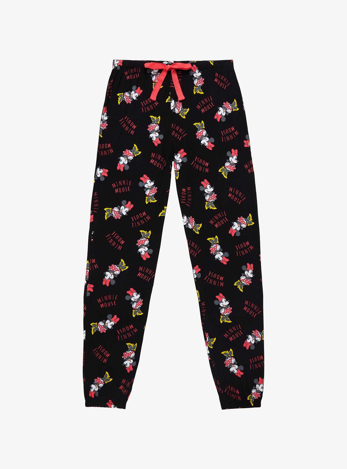 Disney Minnie Mouse Allover Print Jogger Lounge Pants, , hi-res