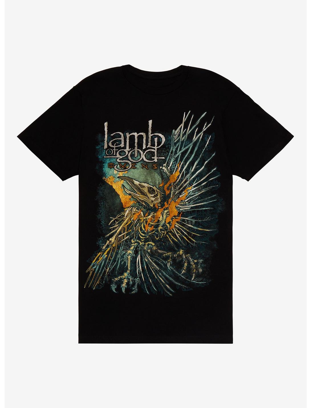 Lamb Of God Omens T-Shirt, BLACK, hi-res