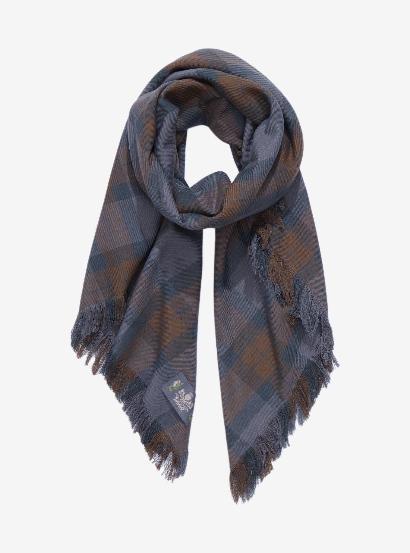 Her Universe Outlander Tartan Plaid Fringe Scarf, , hi-res