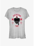 Top Gun Maverick Bob Aviator Girls T-Shirt, ATH HTR, hi-res