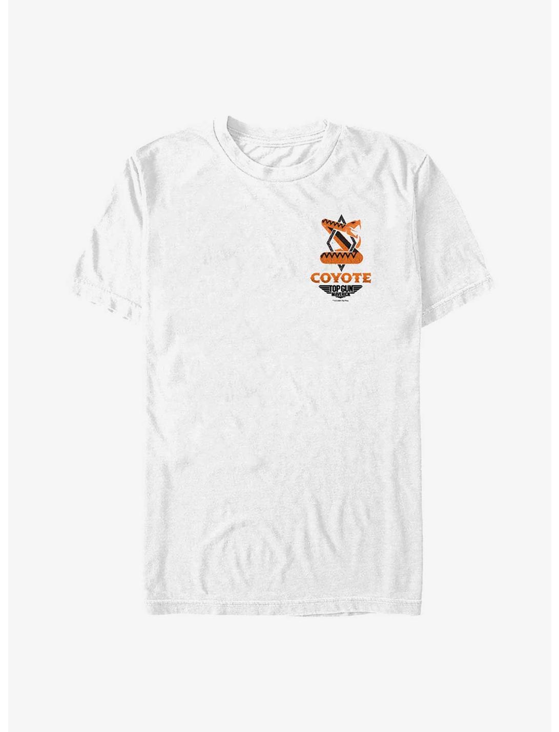Top Gun Maverick Coyote Patch T-Shirt, WHITE, hi-res