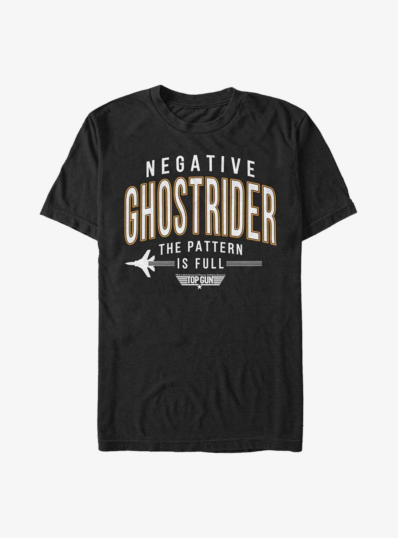 Top Gun Maverick Negative Ghostrider T-Shirt, BLACK, hi-res