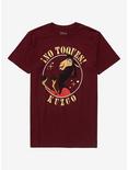 Disney The Emperor’s New Groove Kuzco No Toques T-Shirt - BoxLunch Exclusive , BURGUNDY, hi-res