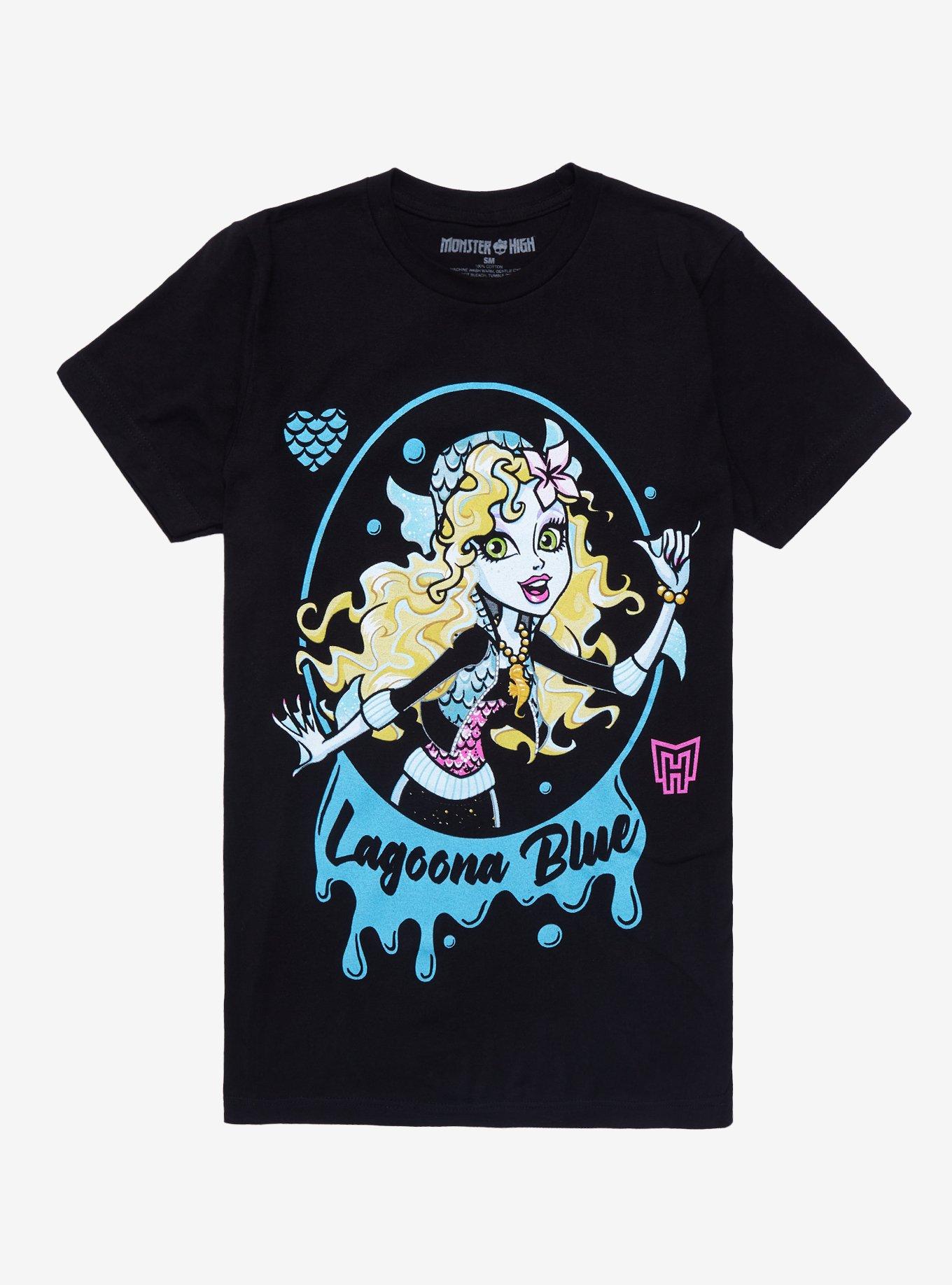 Monster High Lagoona Blue Portrait Boyfriend Fit Girls T-Shirt, MULTI, hi-res