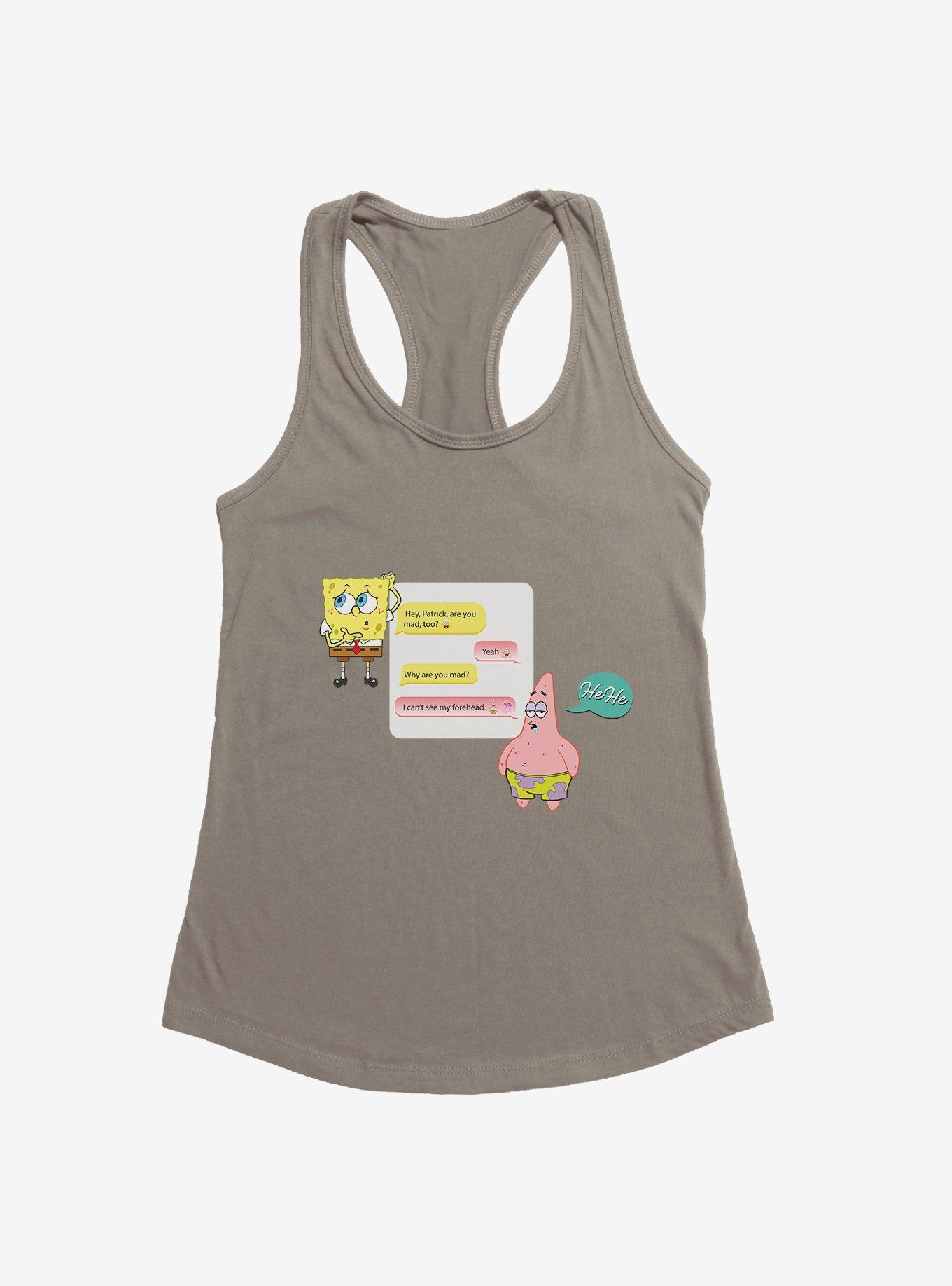 SpongeBob SquarePants Can't See My Forehead Girls Tank Top, , hi-res