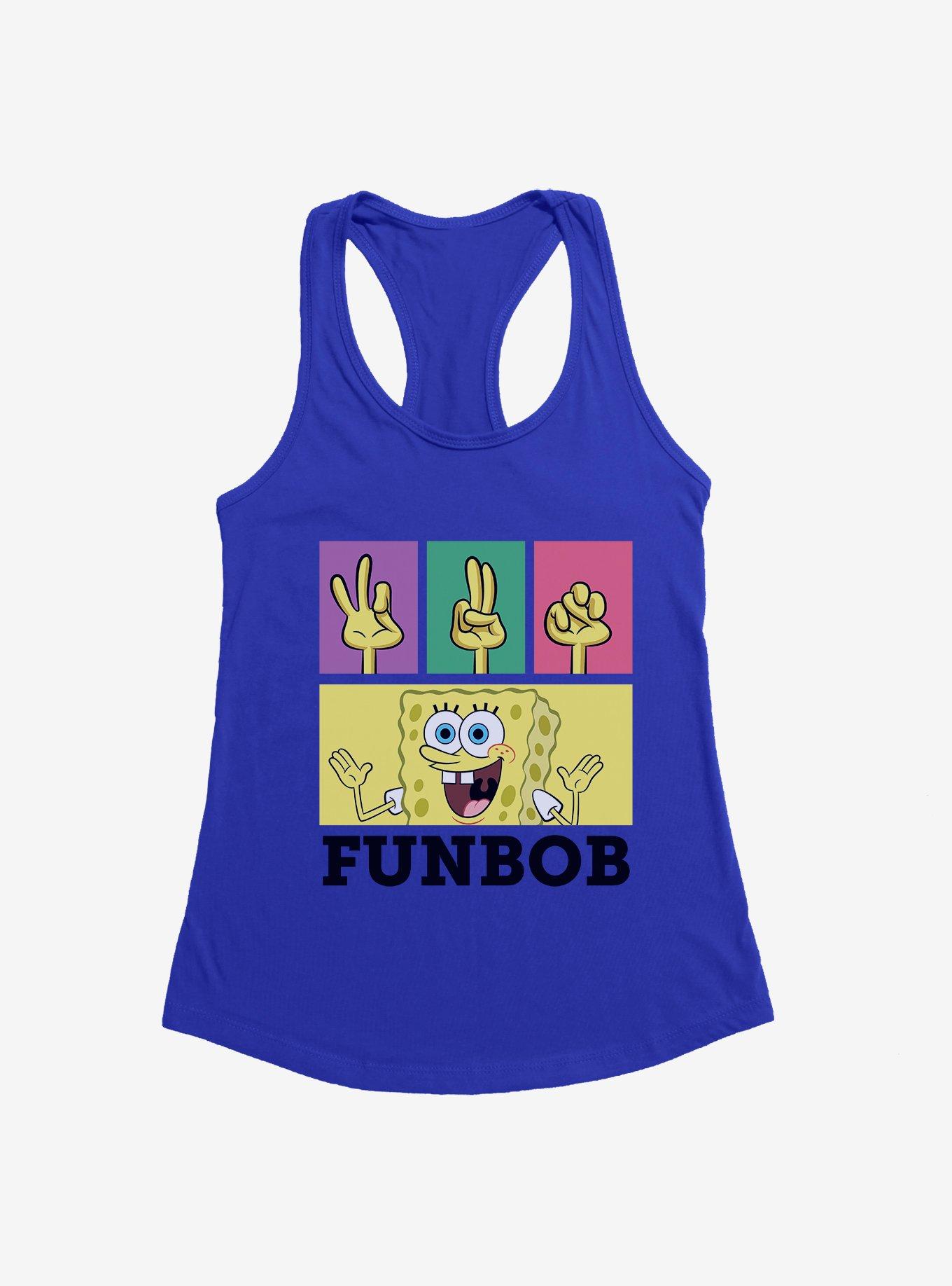 SpongeBob SquarePants FUNBob Sign Language Girls Tank, ROYAL, hi-res