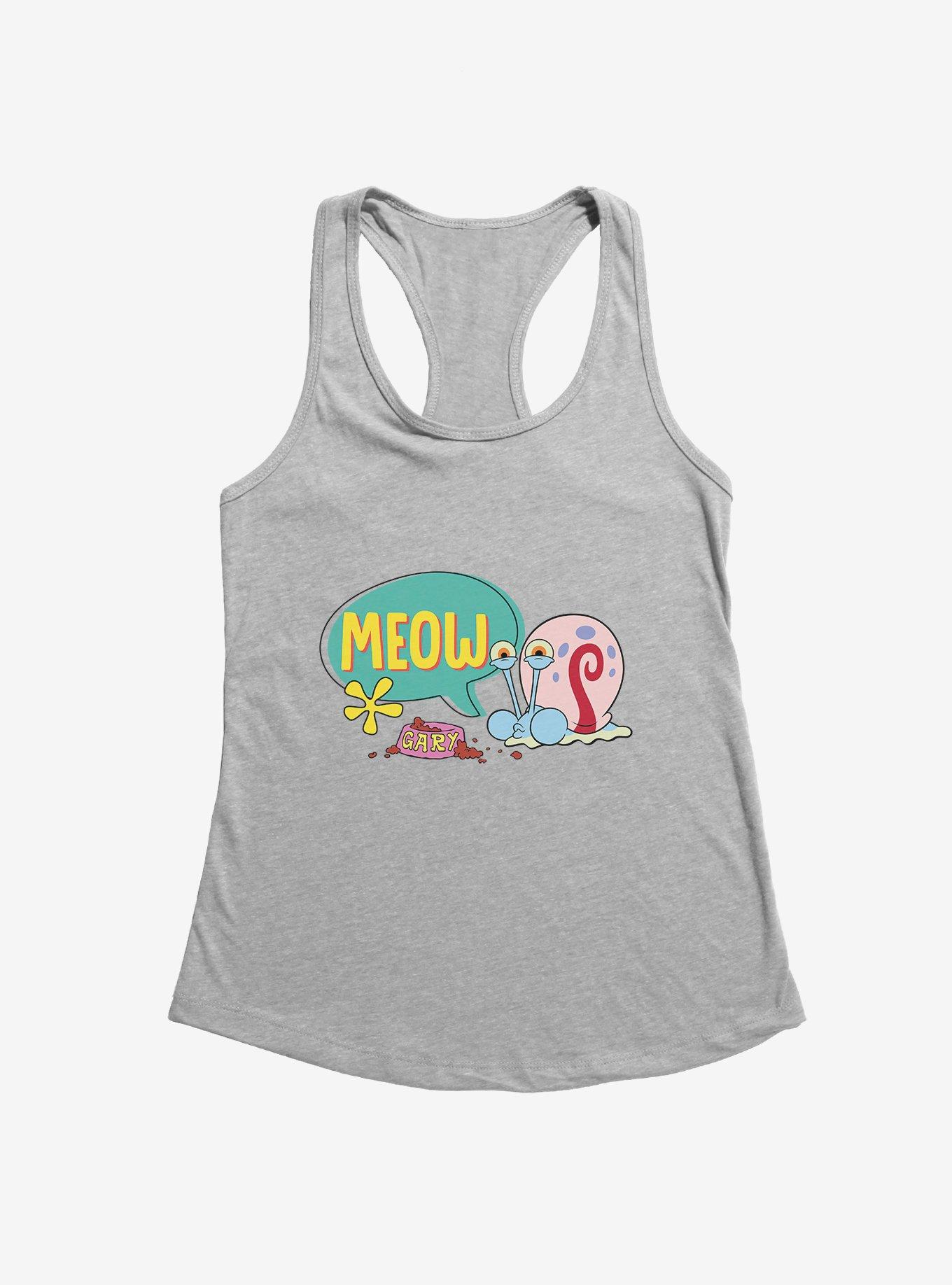 SpongeBob SquarePants Gary Meow Girls Tank, HEATHER, hi-res