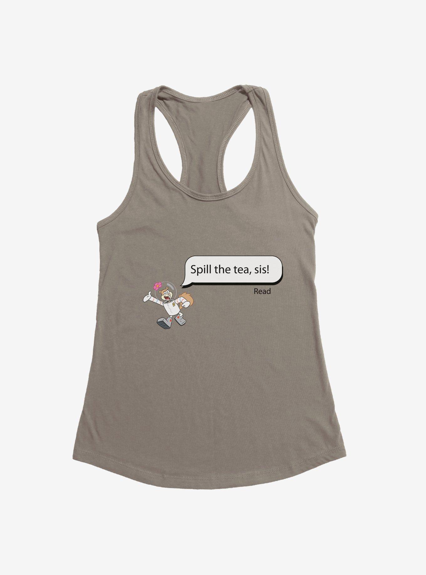 SpongeBob SquarePants Spill The Tea Sandy Girls Tank, , hi-res