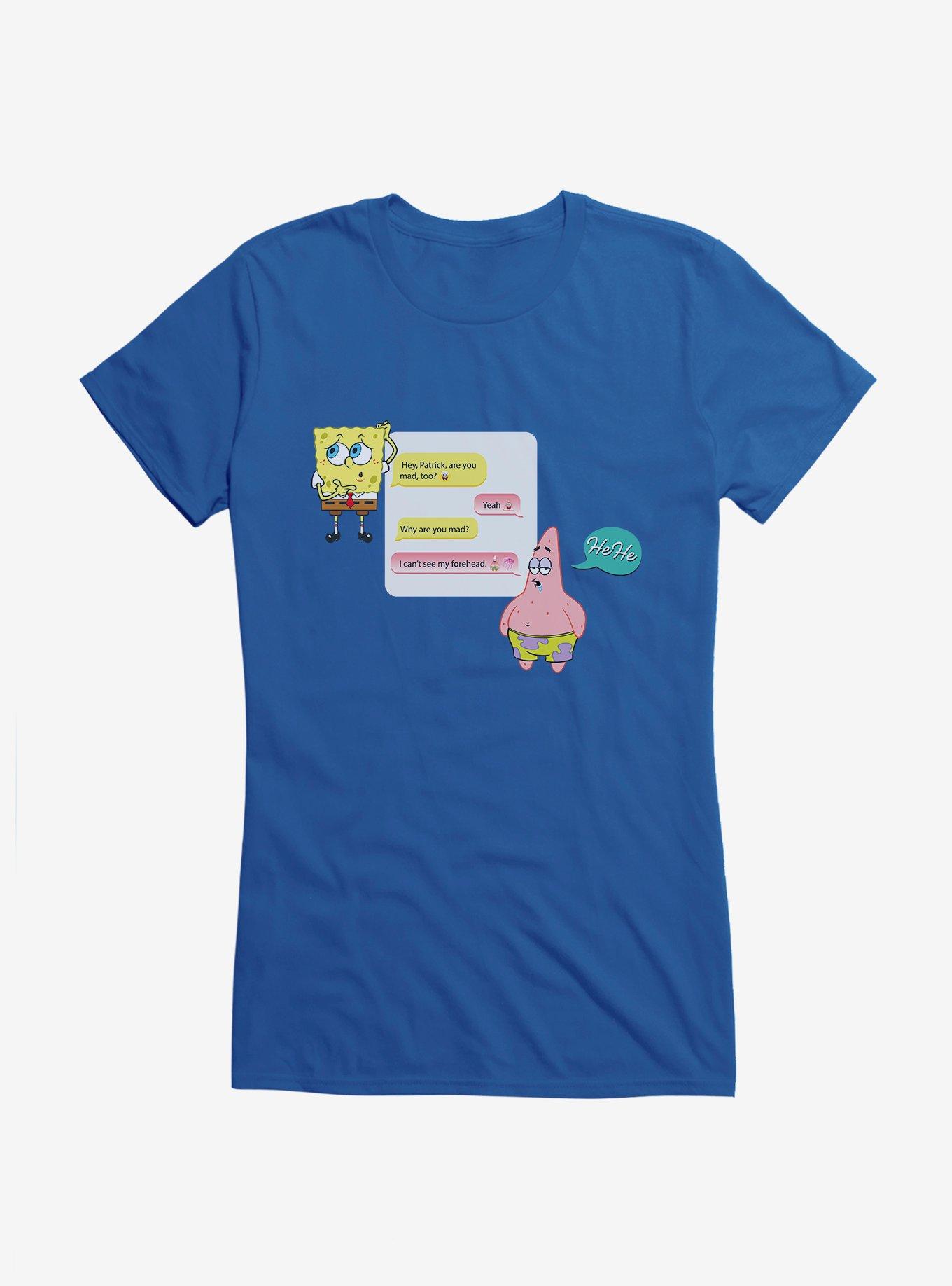 SpongeBob SquarePants Can't See My Forehead Girls T-Shirt, , hi-res