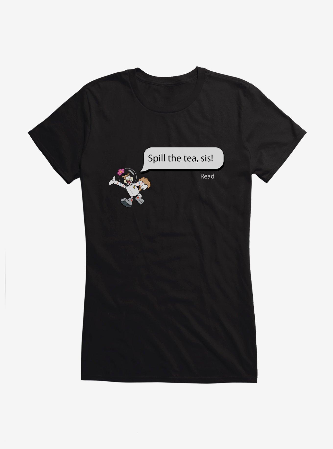 SpongeBob SquarePants Spill The Tea Sandy Girls T-Shirt, , hi-res