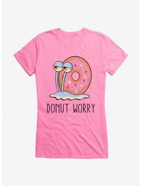 SpongeBob SquarePants Gary Donut Worry Girls T-Shirt, , hi-res