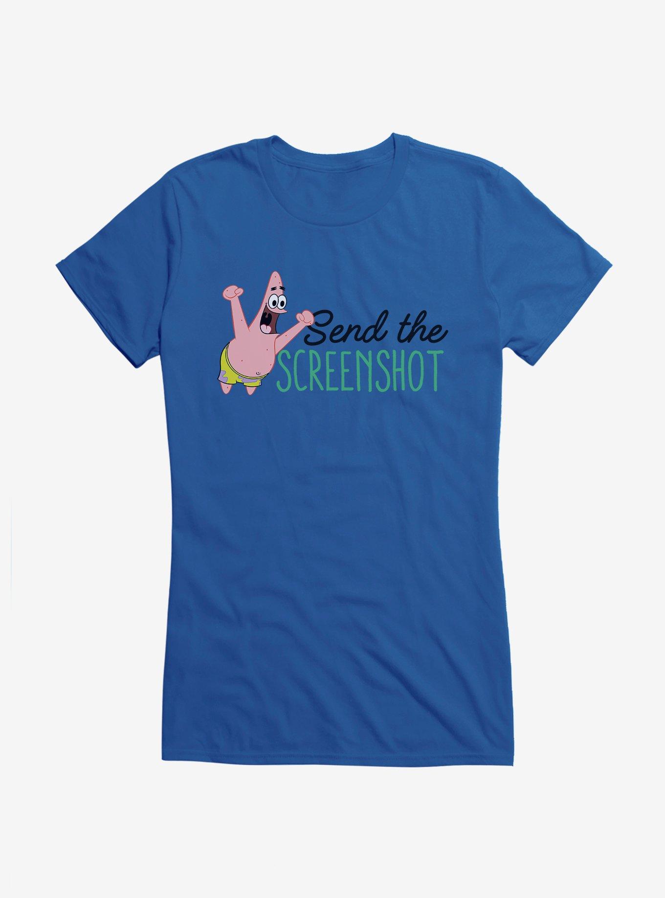 SpongeBob SquarePants Send The Screenshot Patrick Girls T-Shirt, , hi-res