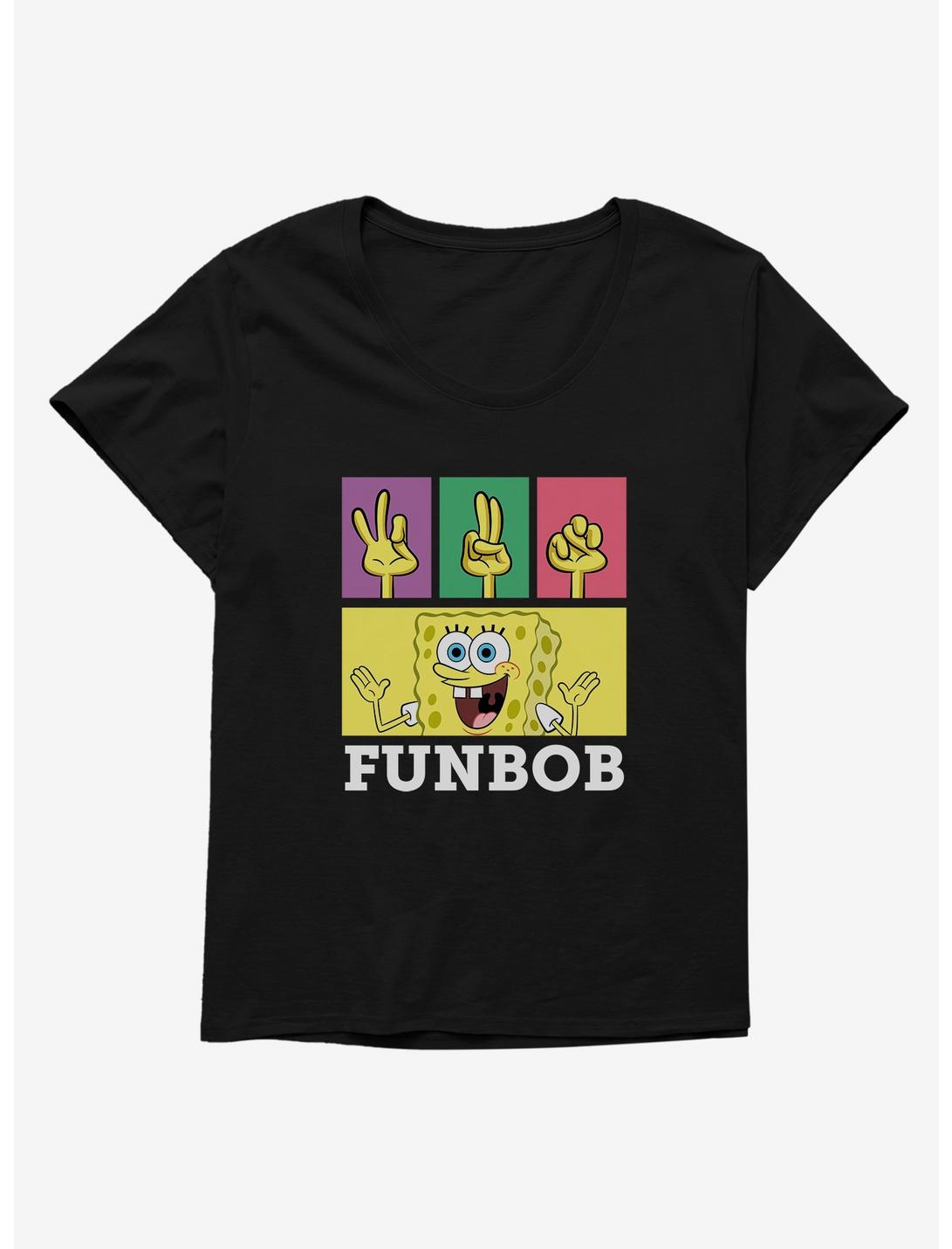 SpongeBob SquarePants FUNBob Sign Language Womens T-Shirt Plus Size, , hi-res