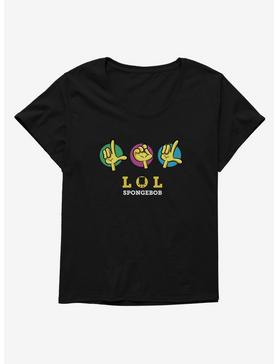 SpongeBob SquarePants LOL Hands Womens T-Shirt Plus Size, , hi-res