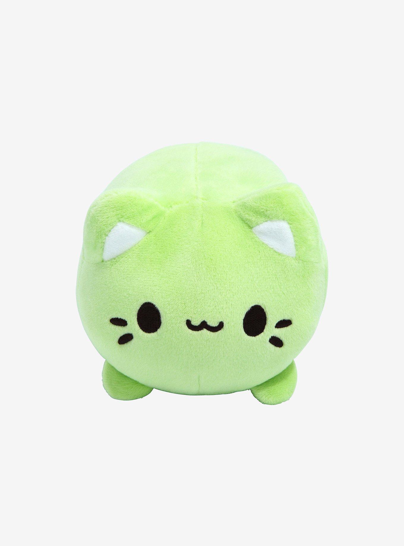 Green cat shop plush