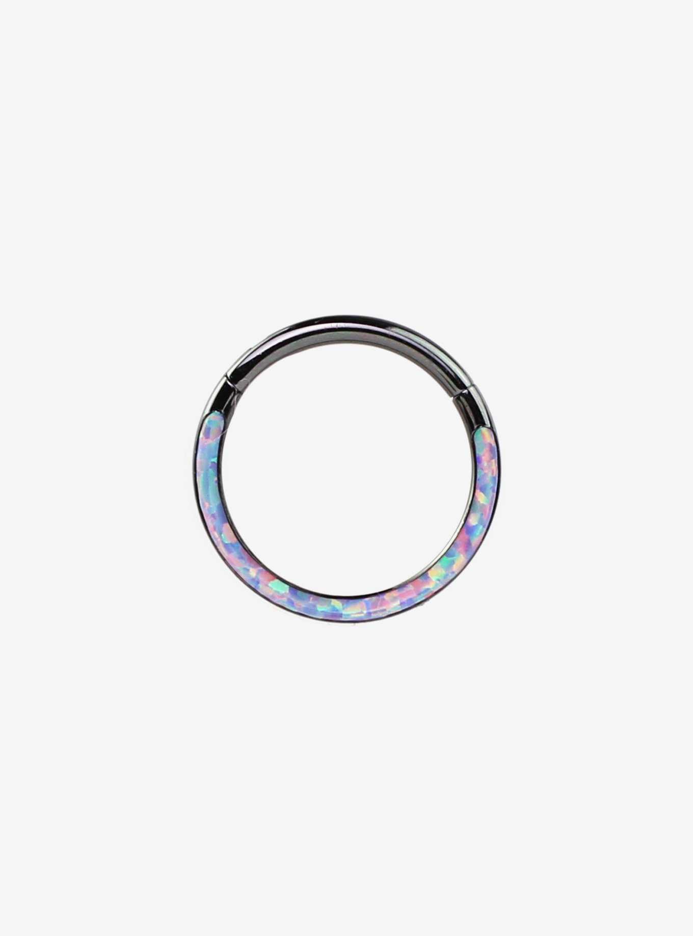 16G Steel Opalescent Shimmer Hinged Clicker, , hi-res
