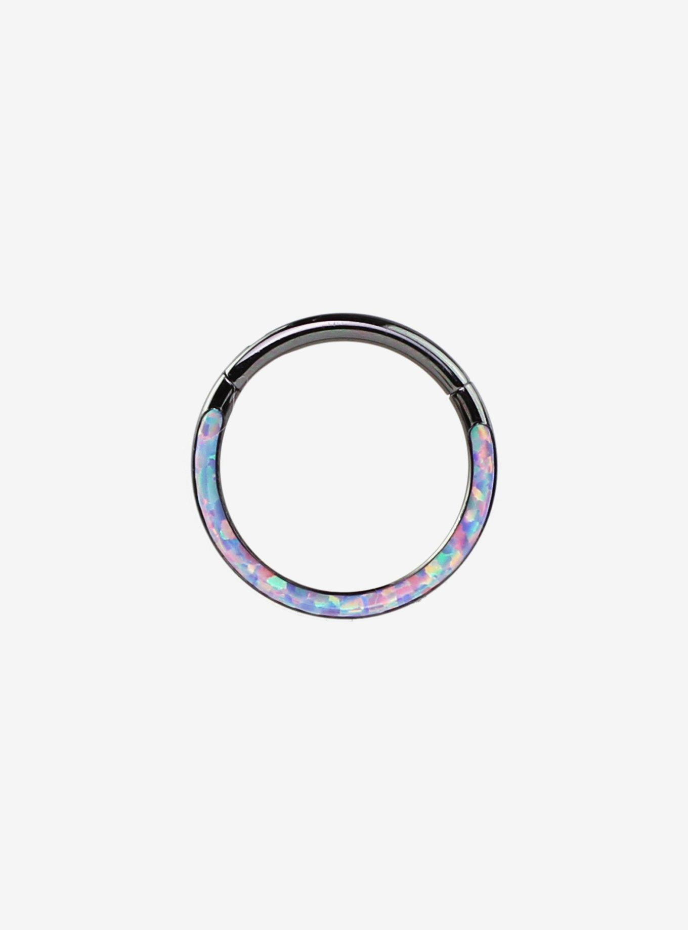 16G Steel Opalescent Shimmer Hinged Clicker, , hi-res