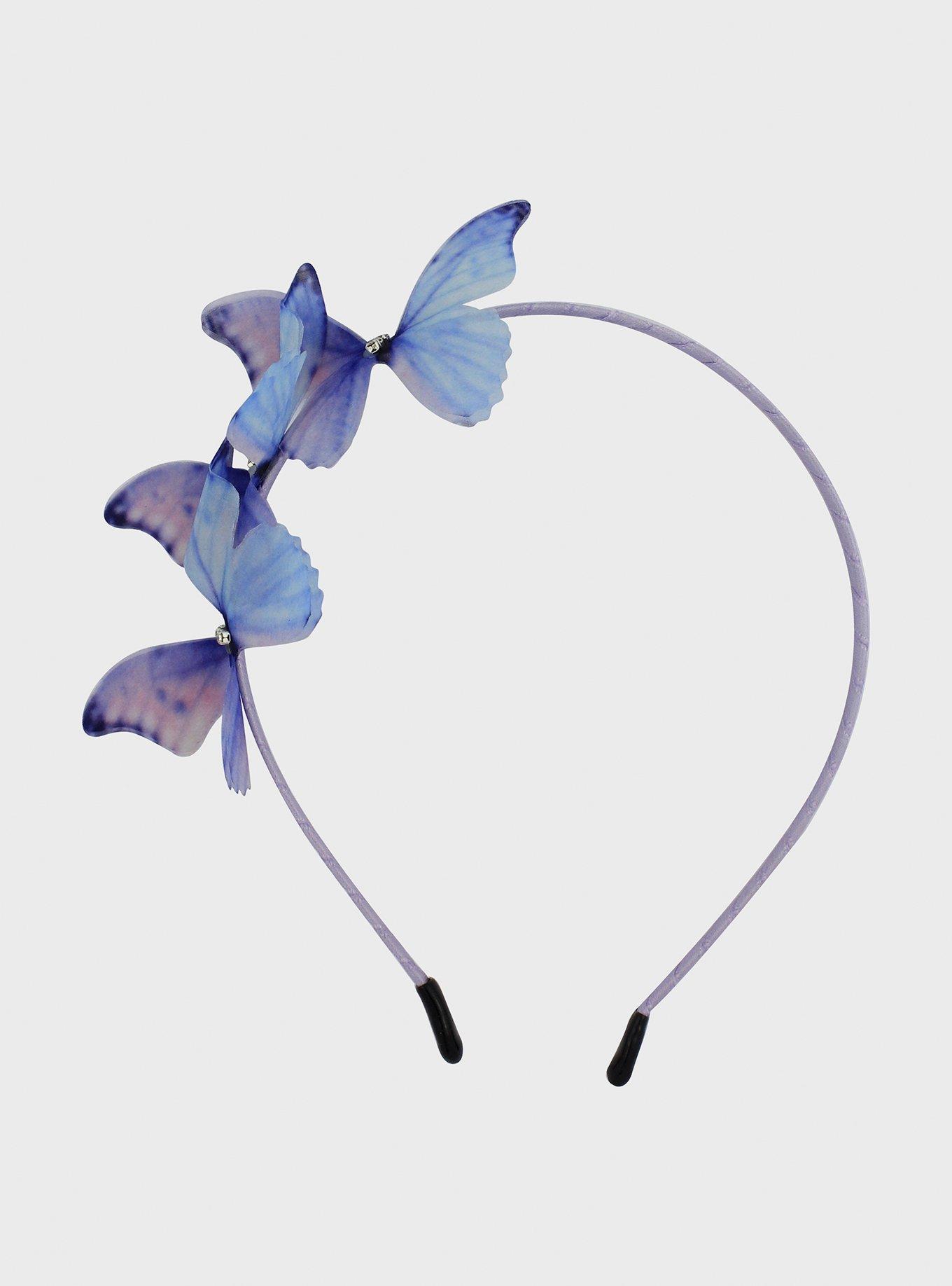Fabric Butterfly Headband, , hi-res