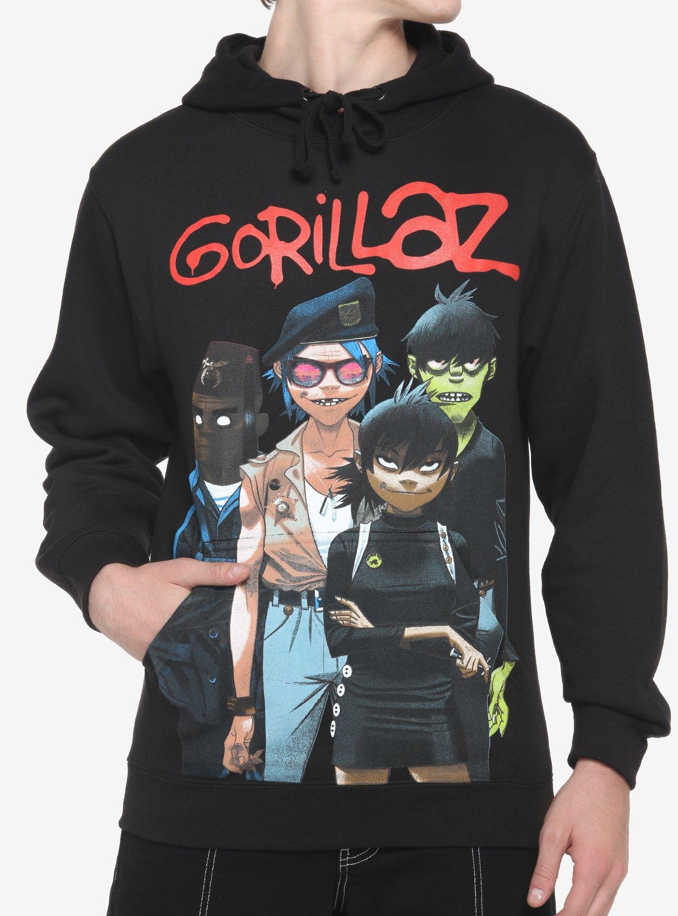 Gorillaz hoodie hot on sale topic