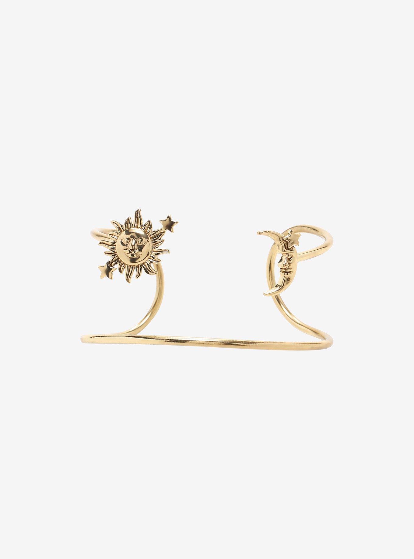 Sun & Moon Cuff Bracelet, , hi-res