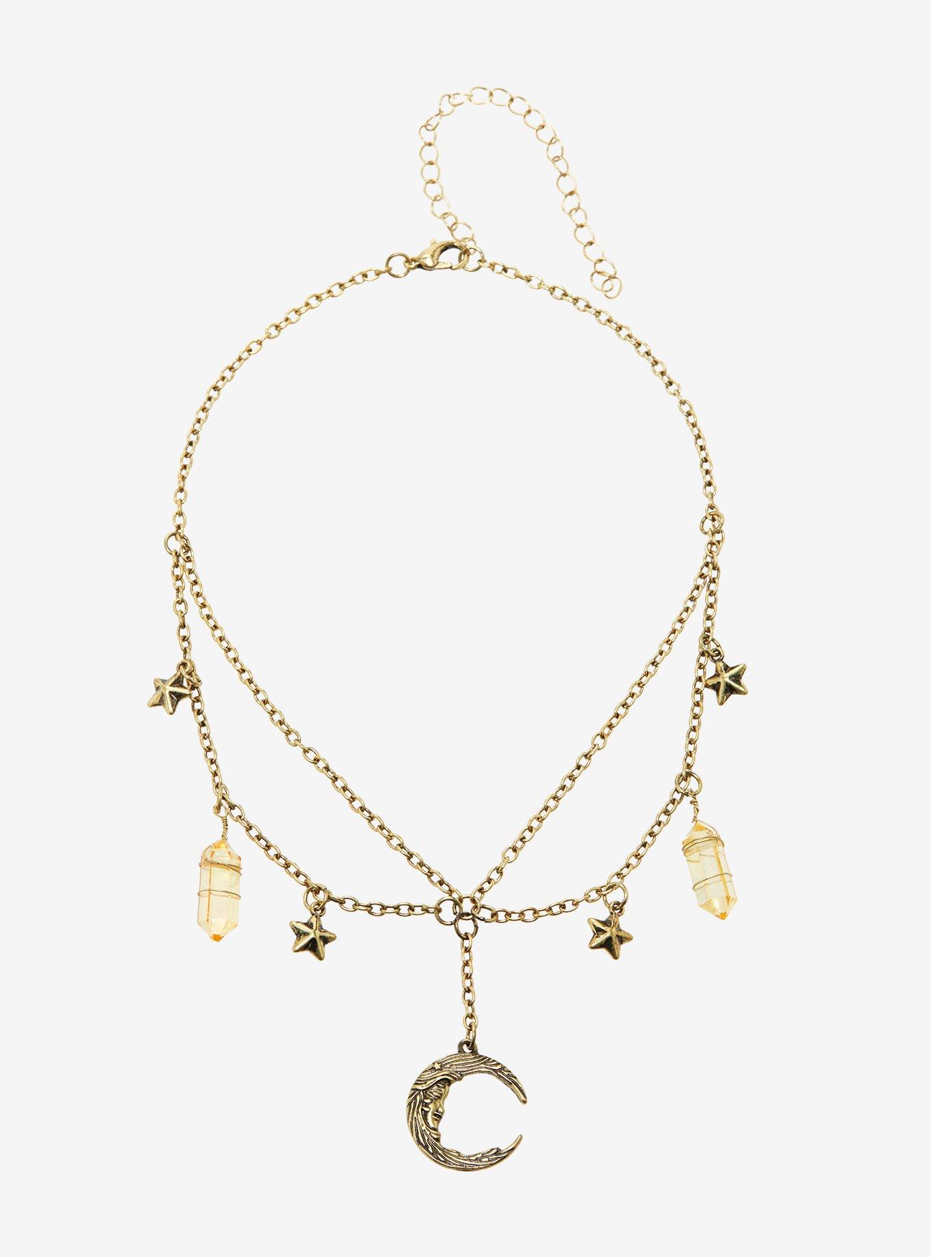Moon Crystal Star Choker, , hi-res