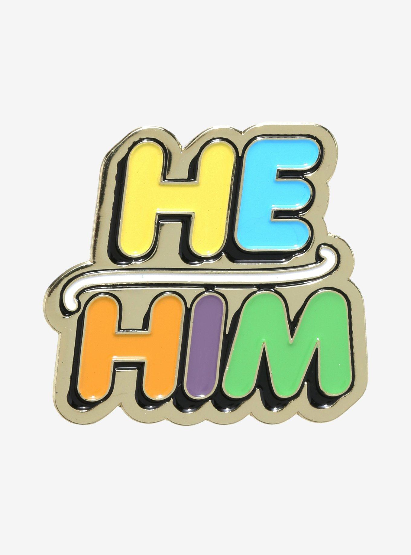 Pronoun Frog Enamel Pins