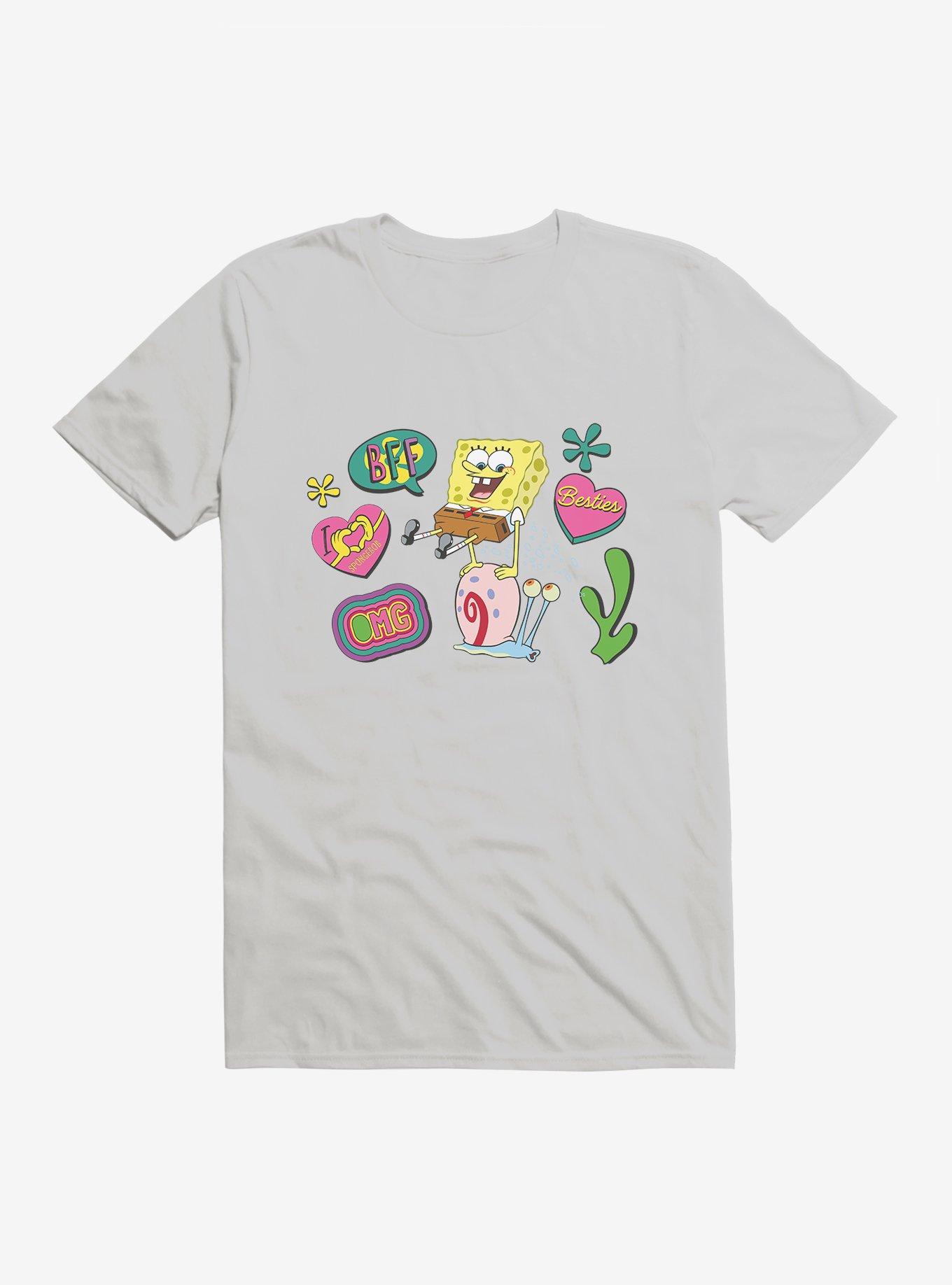 SpongeBob SquarePants Besties Patches T-Shirt, , hi-res