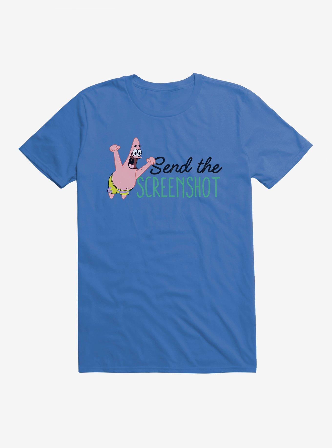SpongeBob SquarePants Send The Screenshot Patrick T-Shirt, , hi-res