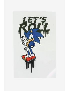 Sonic The Hedgehog Let's Roll Car Decal, , hi-res