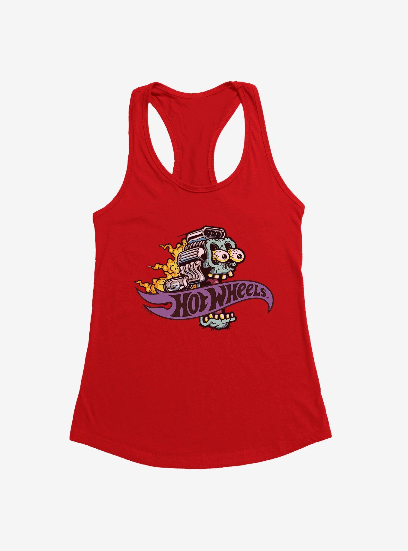 Hot Wheels Motor Head Womens Tank Top, RED, hi-res