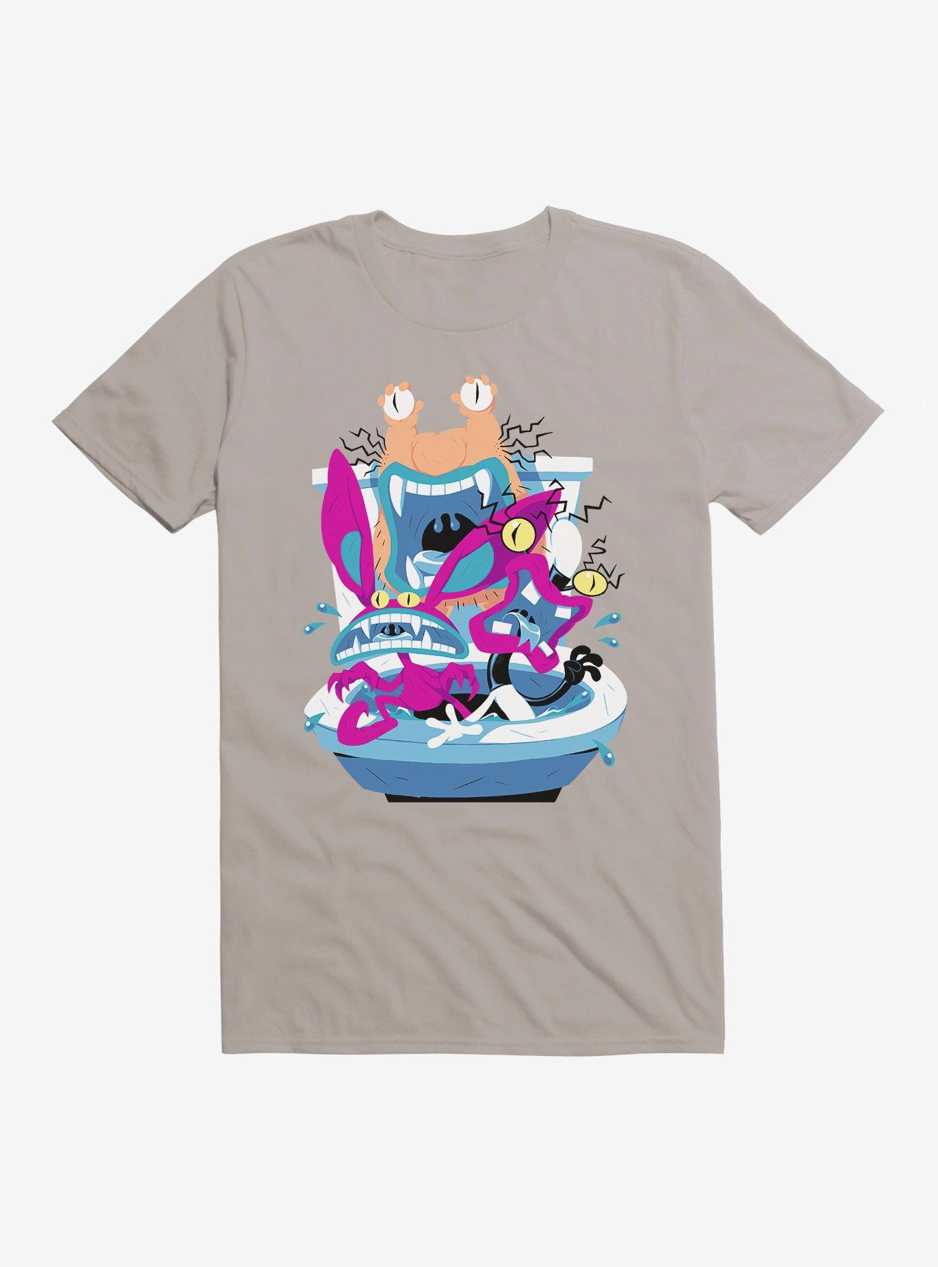 Nickelodeon Nick Rewind AAAHH!!! Real Monsters T-Shirt, LIGHT GREY, hi-res