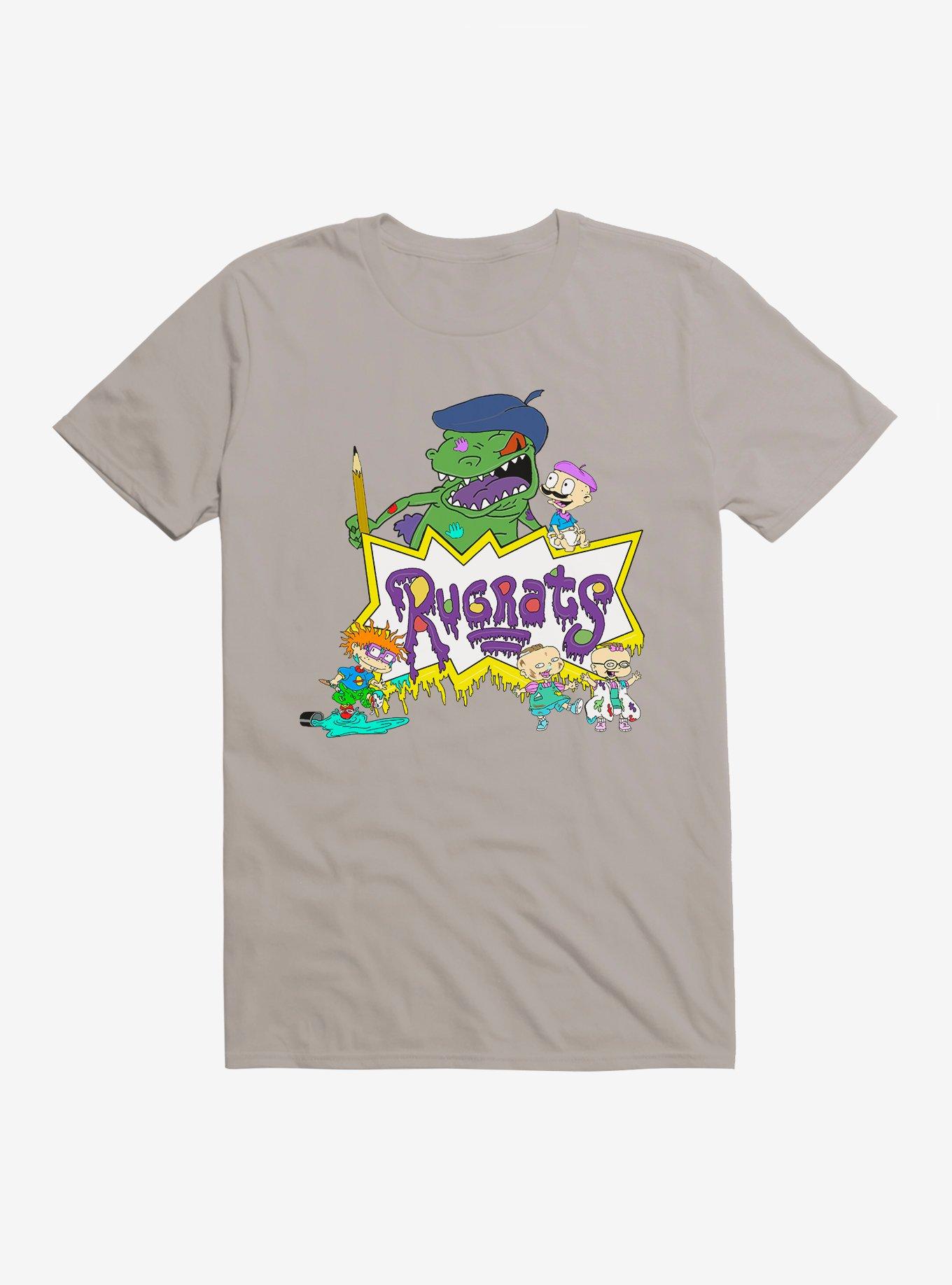 Nickelodeon Nick Rewind Rugrats Take On Art T-Shirt, LIGHT GREY, hi-res