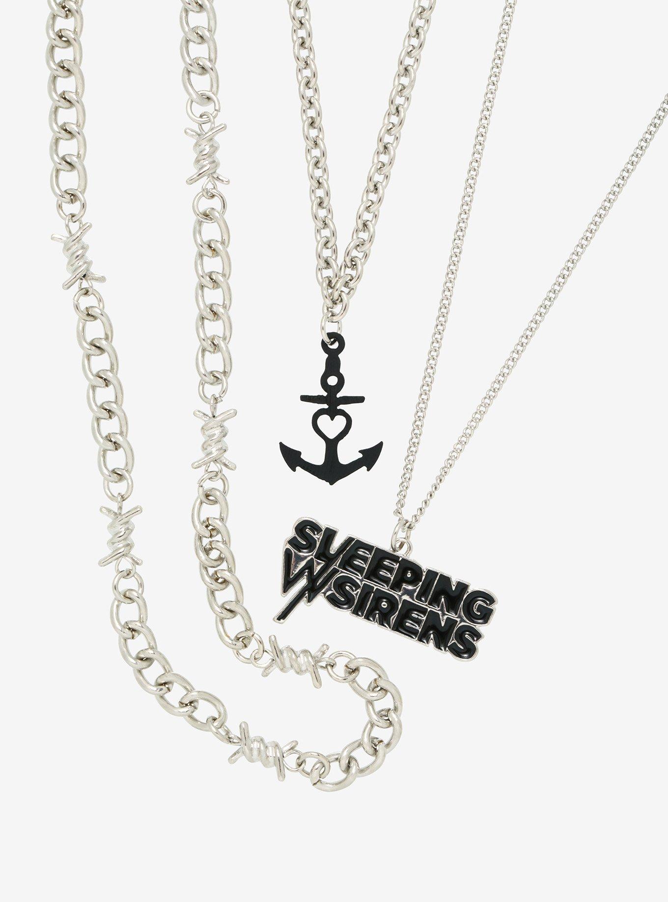 Sleeping With Sirens Icons Necklace Set, , hi-res