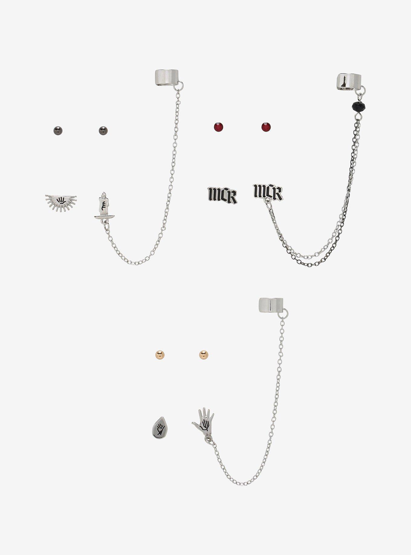 My Chemical Romance Symbols Cuff Earring Set, , hi-res
