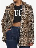 Leopard Faux Fur Girls Coat, MULTI, hi-res