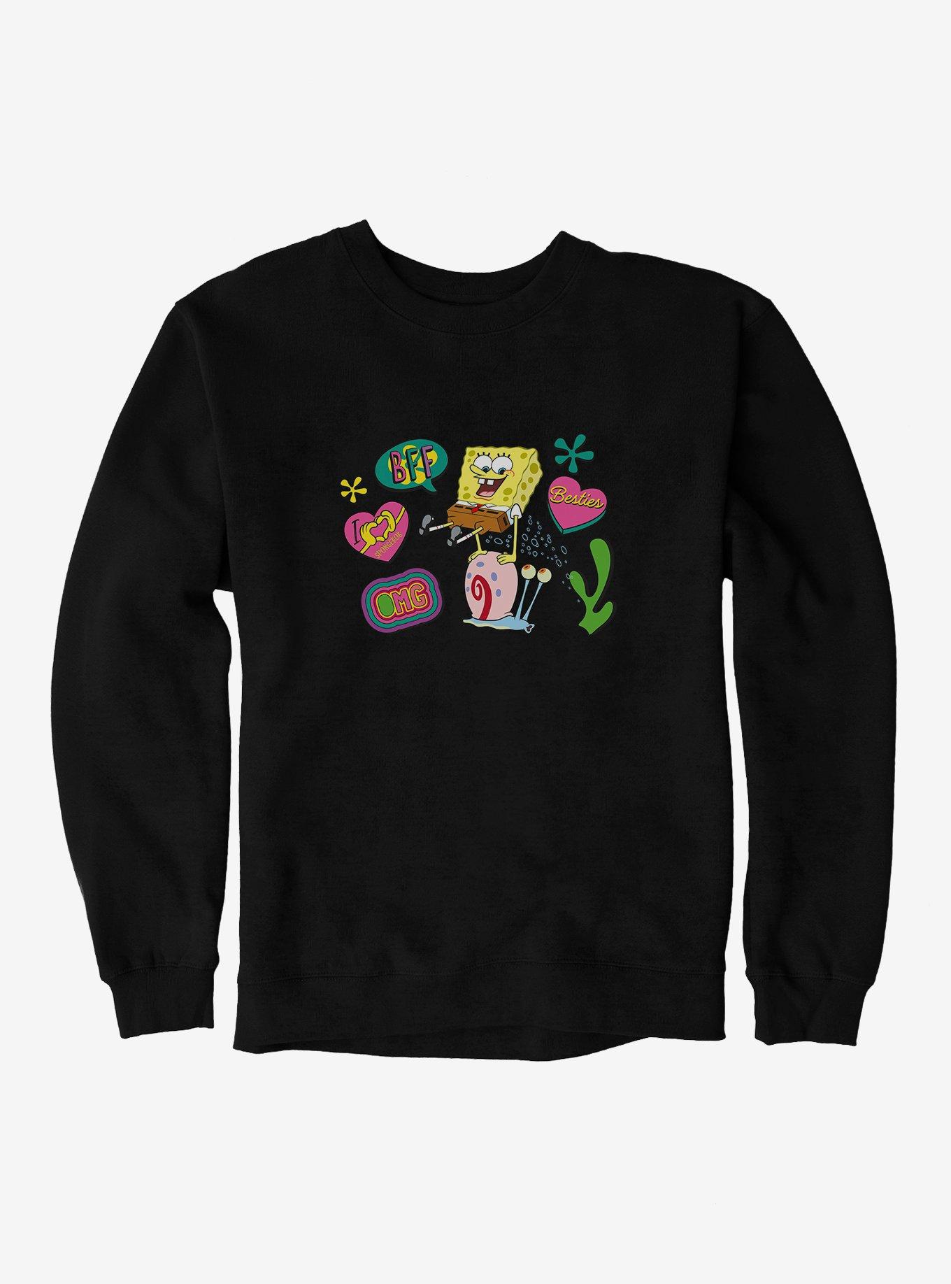 SpongeBob SquarePants Besties Patches Sweatshirt, , hi-res