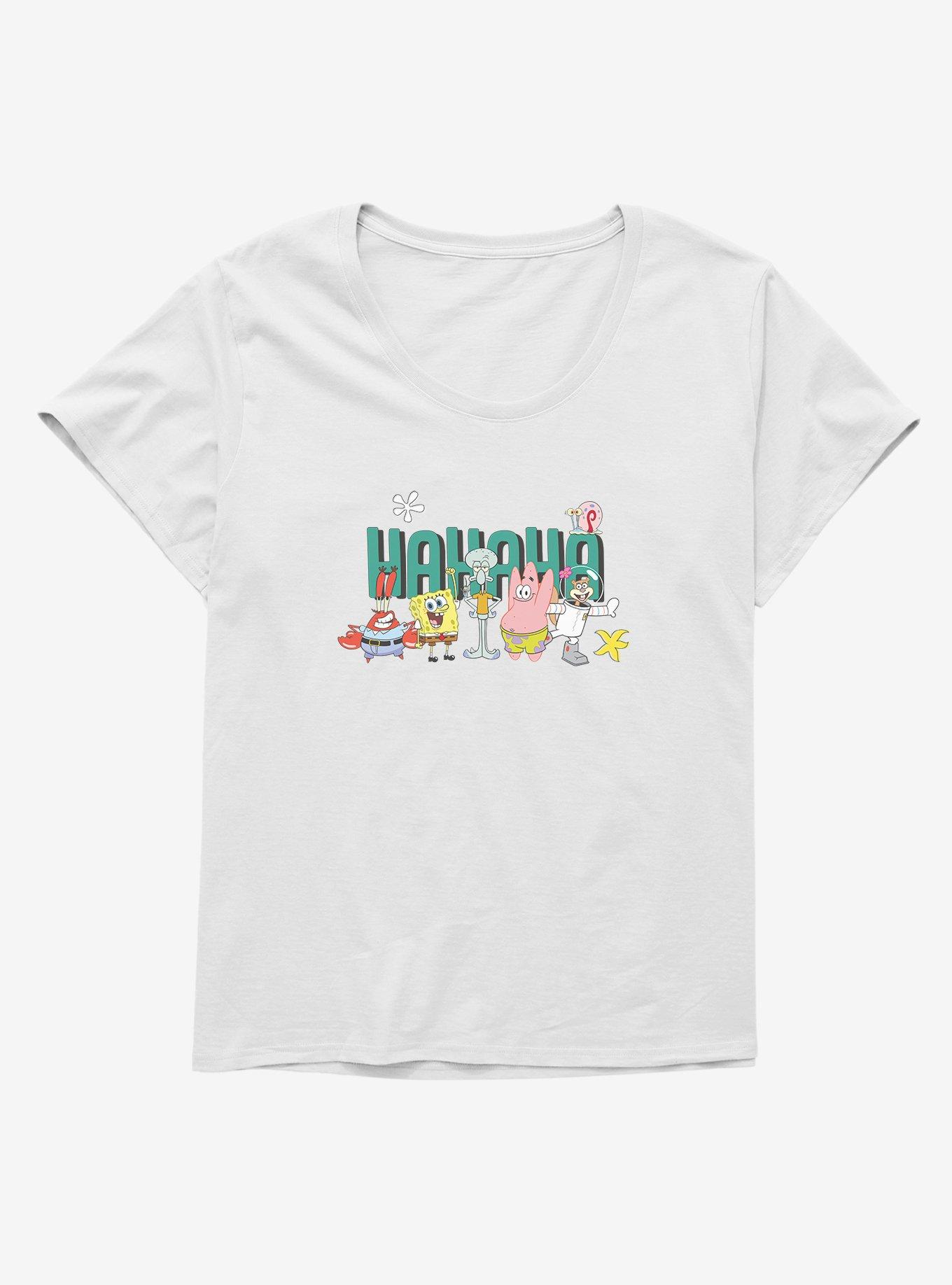 SpongeBob SquarePants Crew Hahaha Girls T-Shirt Plus Size, , hi-res