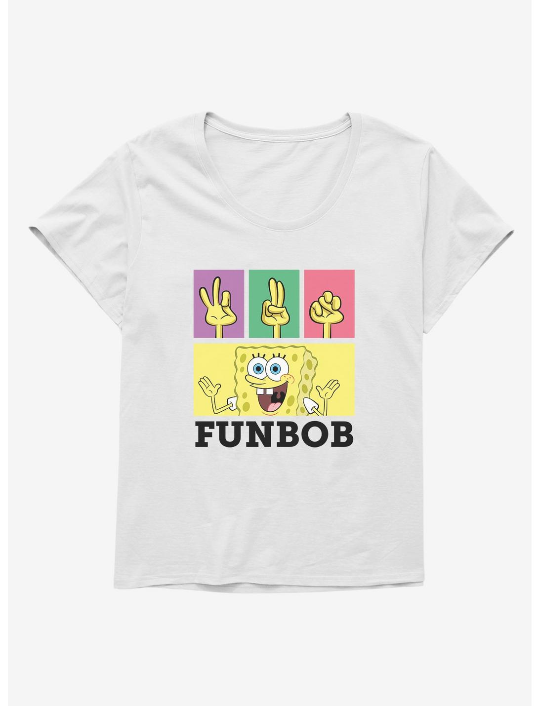 SpongeBob SquarePants FUNBob Sign Language Girls T-Shirt Plus Size, , hi-res