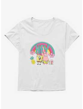SpongeBob SquarePants Hey Dynamic Duo Girls T-Shirt Plus Size, , hi-res