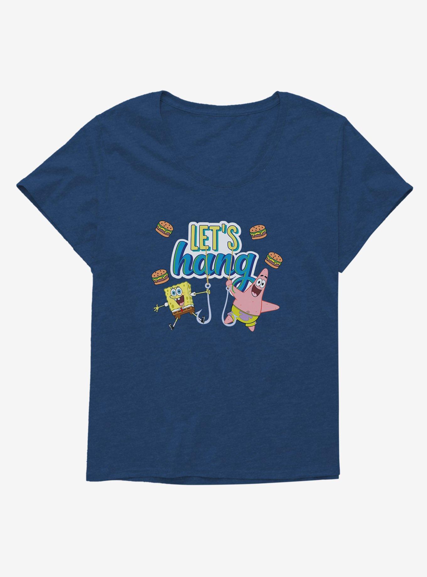 SpongeBob SquarePants Hooked Let's Hang Girls T-Shirt Plus
