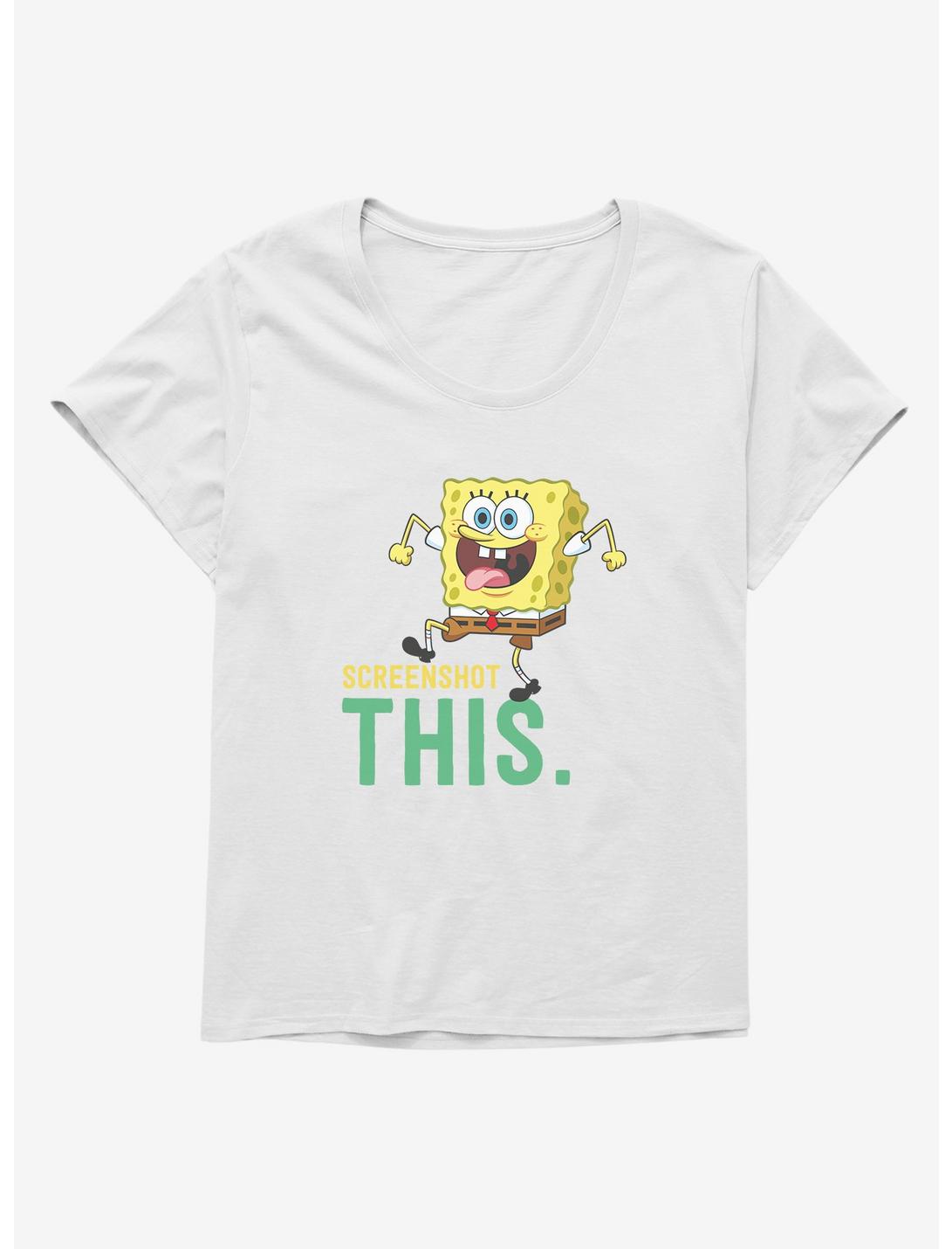 SpongeBob SquarePants Screenshot This Girls T-Shirt Plus Size, , hi-res