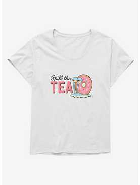SpongeBob SquarePants Spill The Tea Gary Girls T-Shirt Plus Size, , hi-res