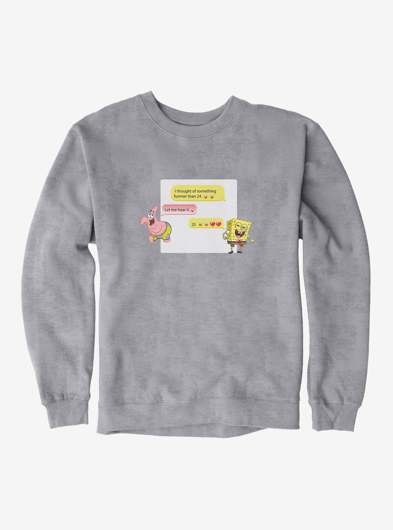 SpongeBob SquarePants Something Funnier Than 24 Sweatshirt, , hi-res