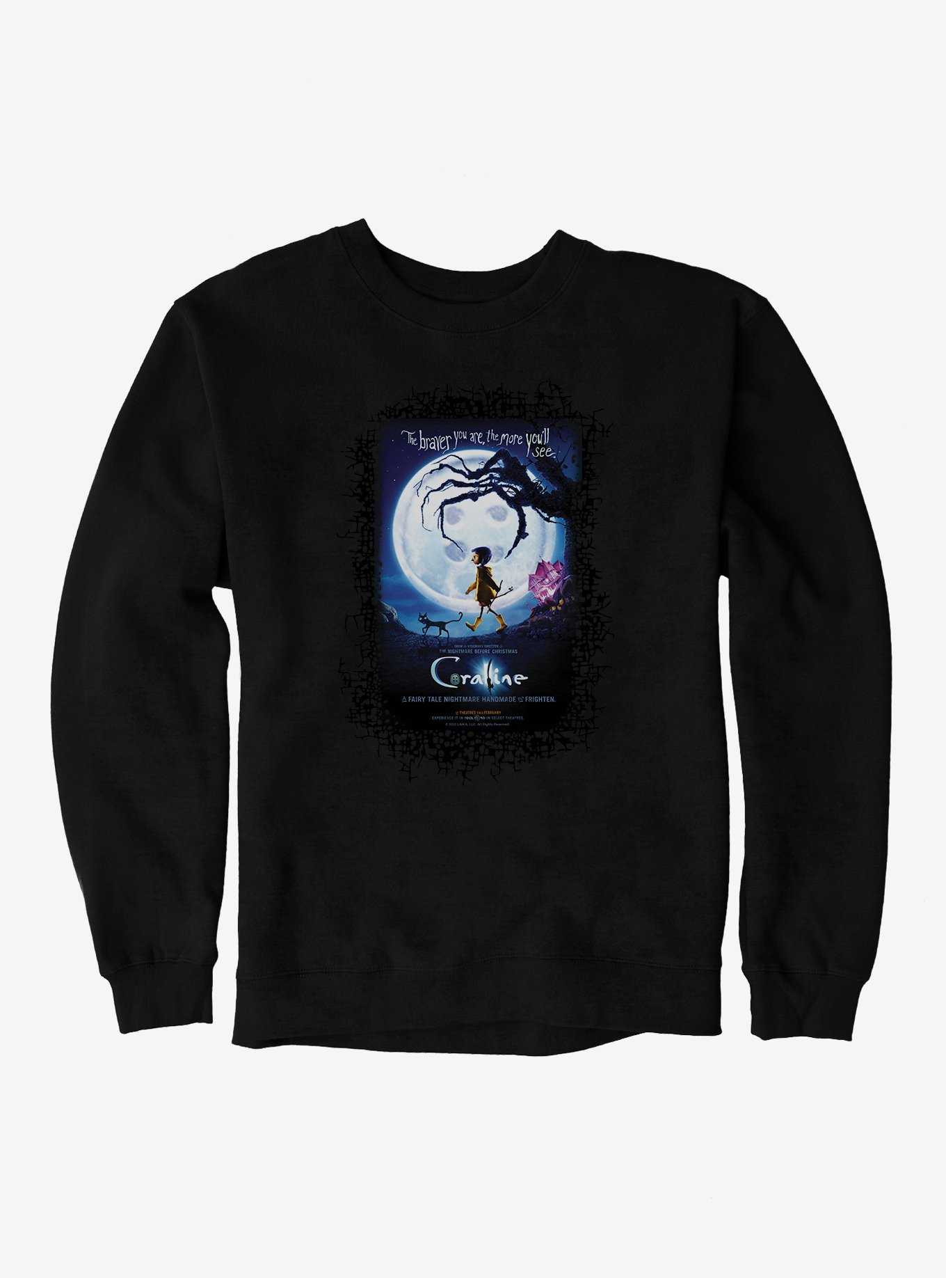 Coraline Moon Silhouette Poster Sweatshirt, , hi-res