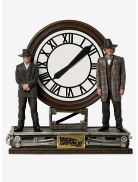 Back To the Future III Marty and Doc at the Clock Art Scale, , hi-res