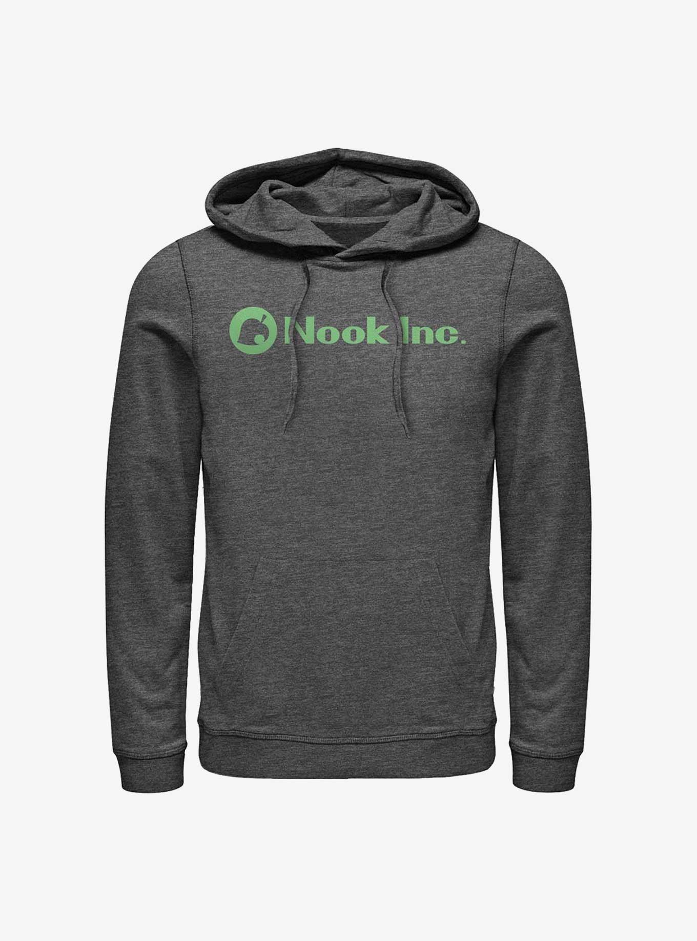 Nintendo Animal Crossing Nook Inc Engineering Hoodie, CHAR HTR, hi-res