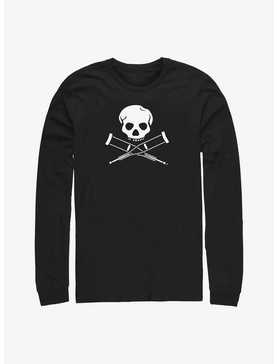 Jackass Skull Logo Long Sleeve T-Shirt, , hi-res